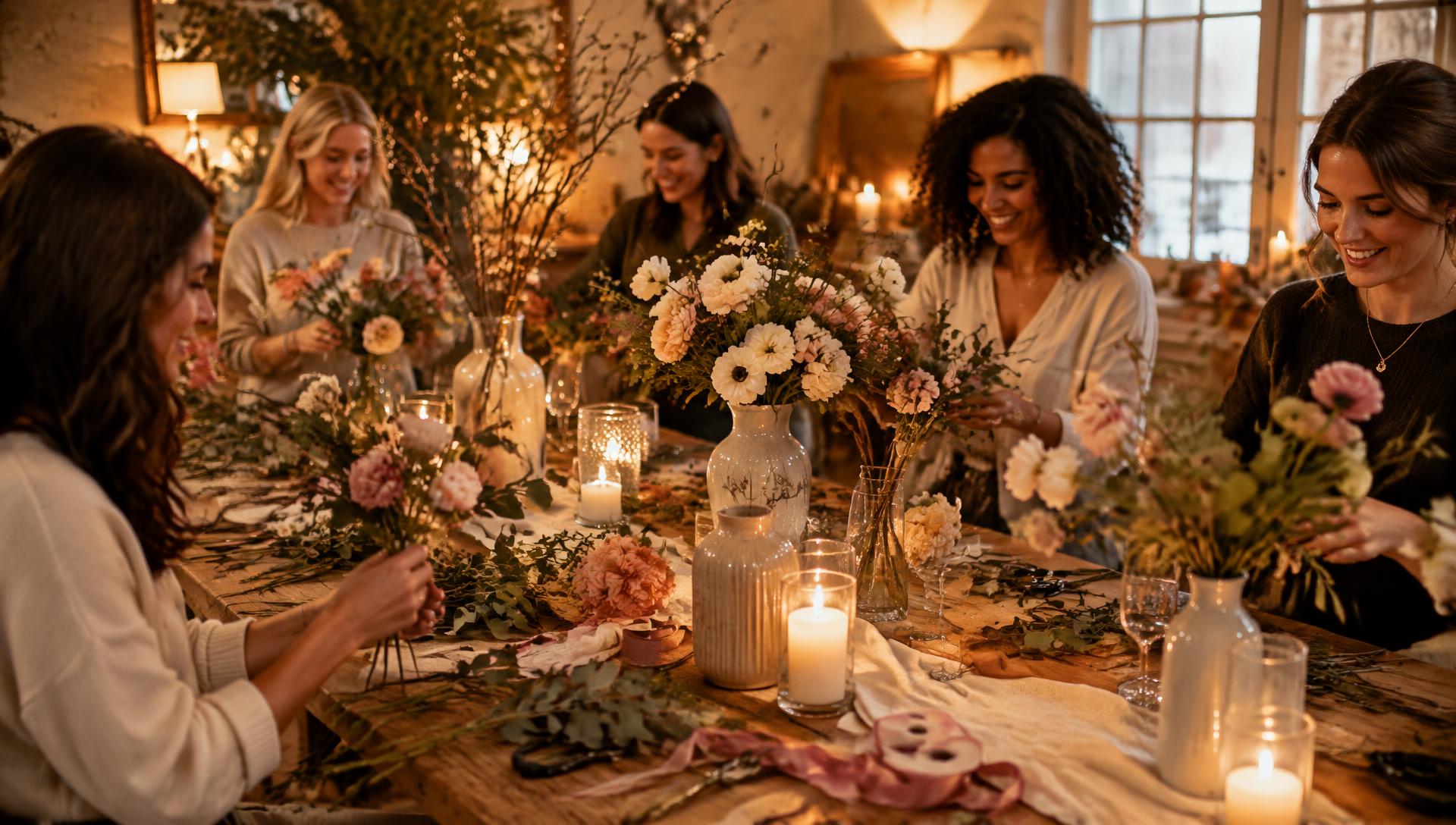 Workshop zijden bloemschikken bij BloomzyCrush